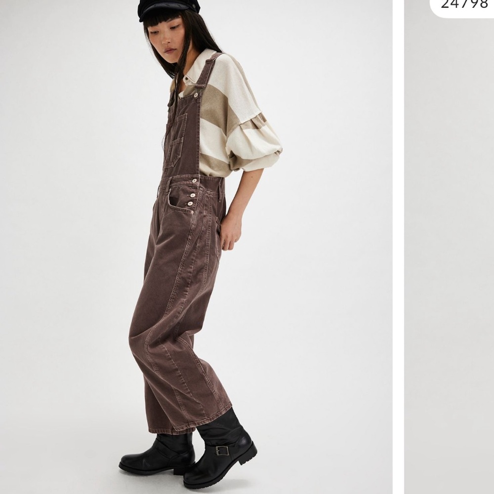 We the Free Good Luck Barrel overalls